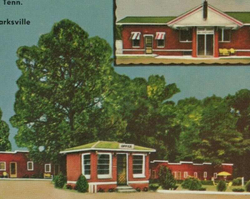 Eagle Court Cafe Pleasant View TN Tennessee Motel advertising postcard F926 