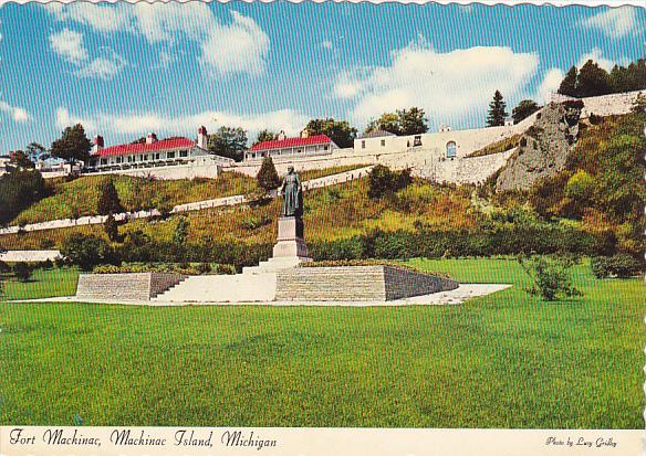 Father Jacques Marquette Monument Fort Mackinac Mackinac Island Michigan