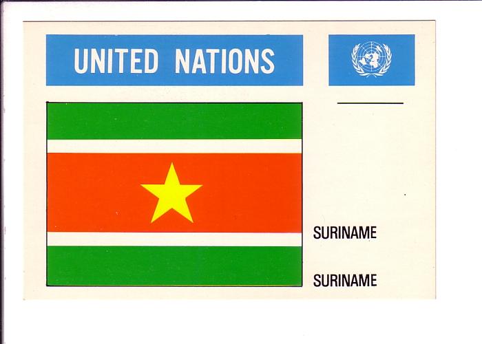 Suriname, Flag, United Nations