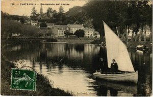 CPA Chateaulin - Promenade sur l'Aulne (1033063)