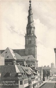 Kobenhavn Denmark~Our Saviour's Church-Vor Frelsers Kirche~Postcard