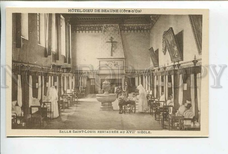 438076 FRANCE BEAUNE Hospices hospital dining room Vintage postcard