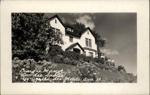 Sainte-Agathe-des-Monts Quebec QUE Craigie Manor Real Photo Vintage Postcard