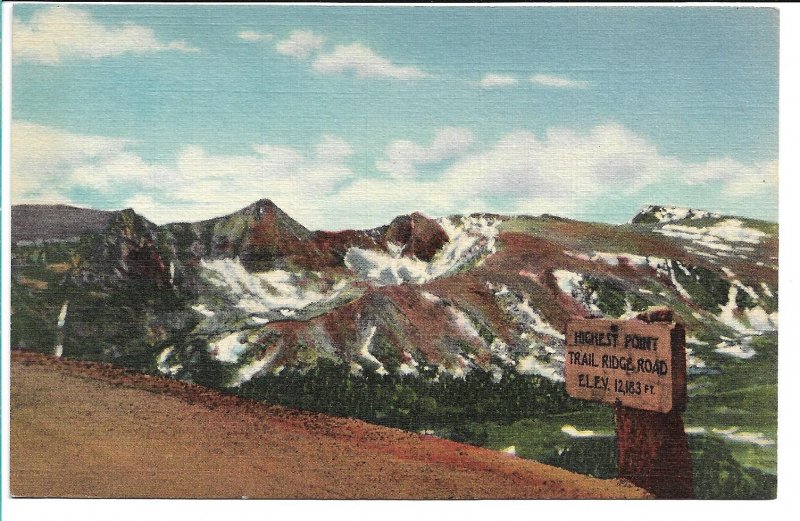 Estes Park, CO - Trail Ridge Road - Rocky Mountain National Park