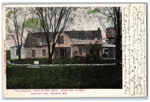 1909 The Loggery House Exterior Scene Neenah Grand Rapids Wisconsin WI Postcard