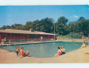 Unused 1950's POOL AT LETCHWORTH STATE PARK Castile New York NY Q0168