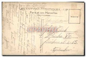 Old Postcard Paris Arc de Triomphe