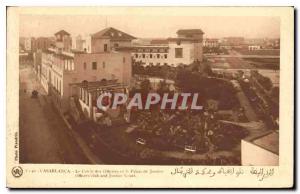 CPA Casablanca Le Cercle des Officiers et le Palais de Justice Officers Club and