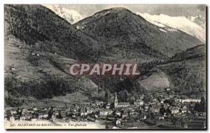 Old Postcard Allevard Les Bains Vue Generale
