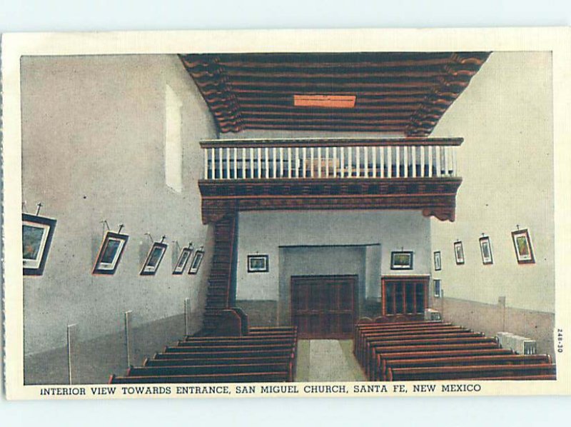 Linen CHURCH SCENE Santa Fe New Mexico NM AD1048