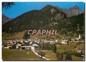 Postcard Modern Lavin Unter Engadin mit Piz Linard