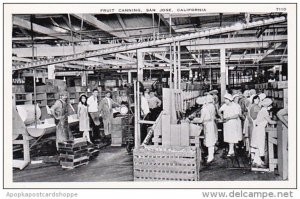 California San Jose Interior Packing House Fruit Canning