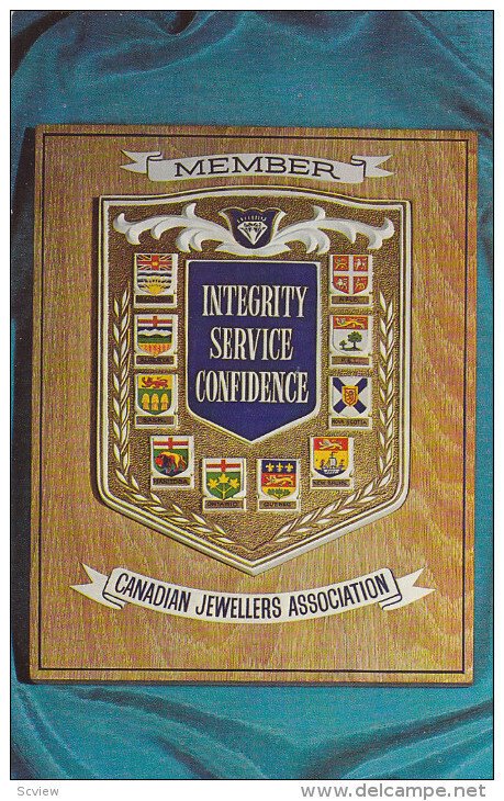 C.J.A. Membership Plaque, CANADA, 40-60's