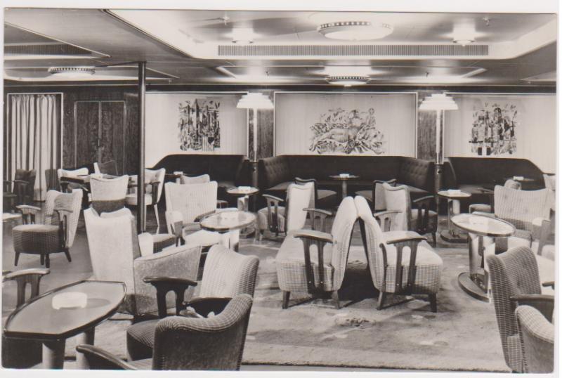 SS MAASDAM, LOUNGE TOURIST CLASS