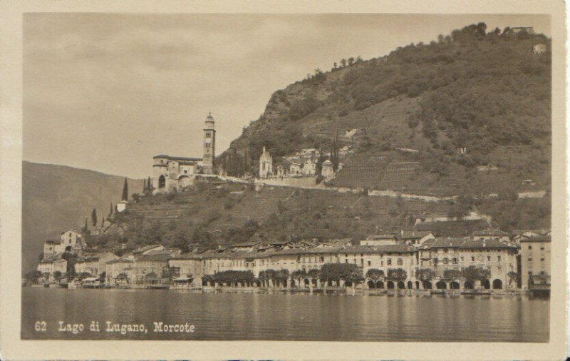 Switzerland Postcard - Lago Di Lugano - Morcote - Ref TZ7621