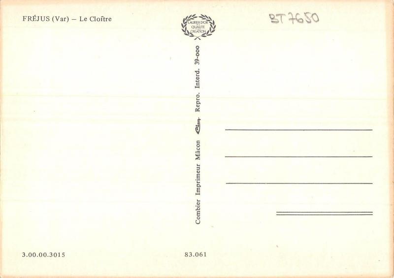 BT7650 Frejus le cloitre        France