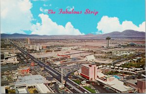 Las Vegas Nevada The Strip Birdseye Unused Postcard G90