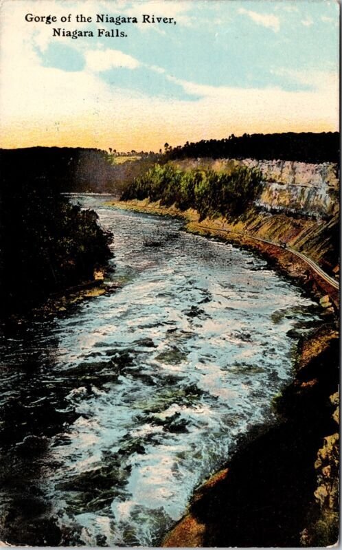 Gorge Niagara River Unposted Vintage Postcard