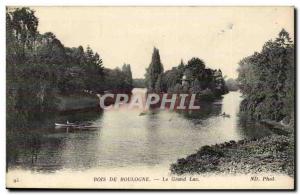 Paris - 16 - Bois de Boulogne - The Great Lake Old Postcard