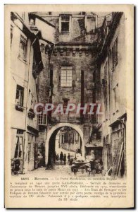 Old Postcard Rennes La Porte Mordelaise Or Formerly Royal