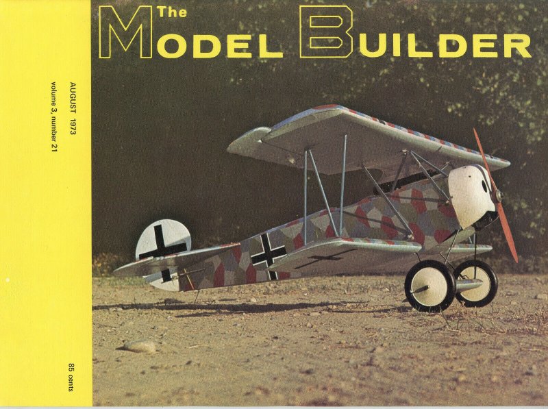 Vintage The Model Builder Magazine August 1973