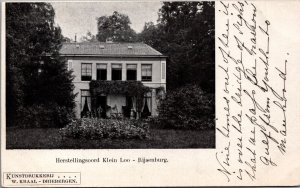 Netherlands Herstellingsoord Klein Loo Rijsenburg Postcard  09.73