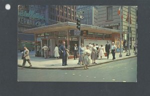 Real Photo Post Card Ca 1945 NT Times Square Information Center