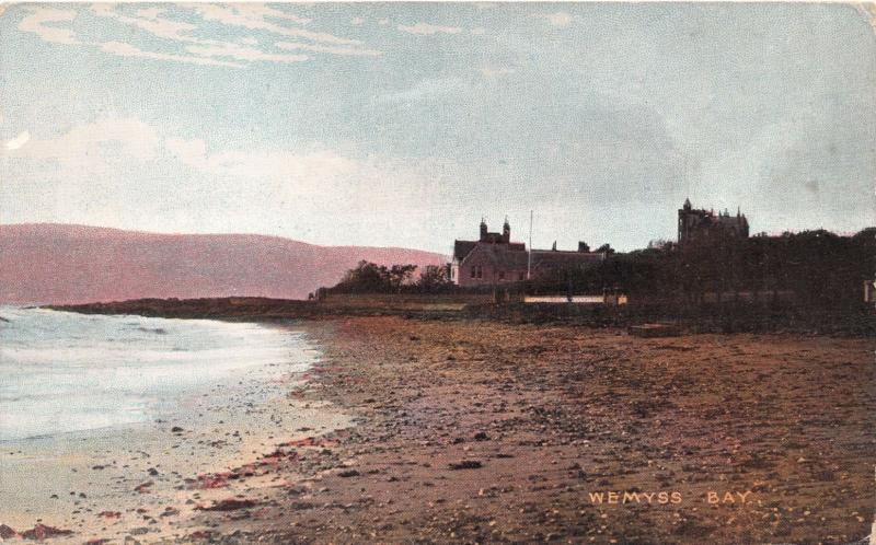 WEMYSS BAY RENFREWSHIRE SCOTLAND UK NATIONAL SERIES POSTCARD 1910s