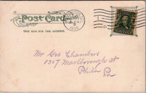 Postcard Delaware Historical Society Wilmington DE