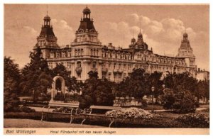 Germany   bad wildungen  Hotel Furstenhof mit den neuen Anlagan