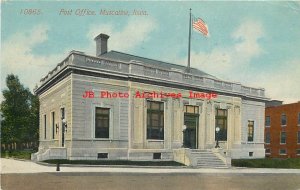 IA, Muscatine, Iowa, Post Office Building, 1915 PM, Acmegraph No 10865