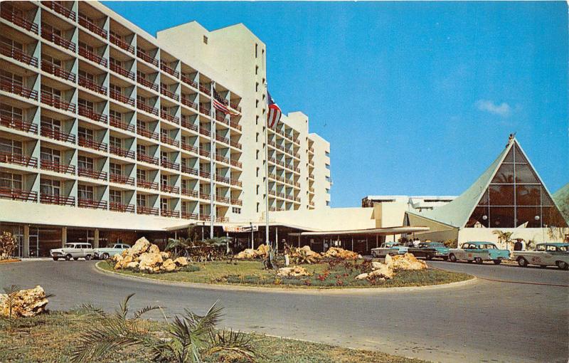 SAN JUAN PUERTO RICO HOTEL SAN JUAN INTERCONTINENTAL POSTCARD 1960s