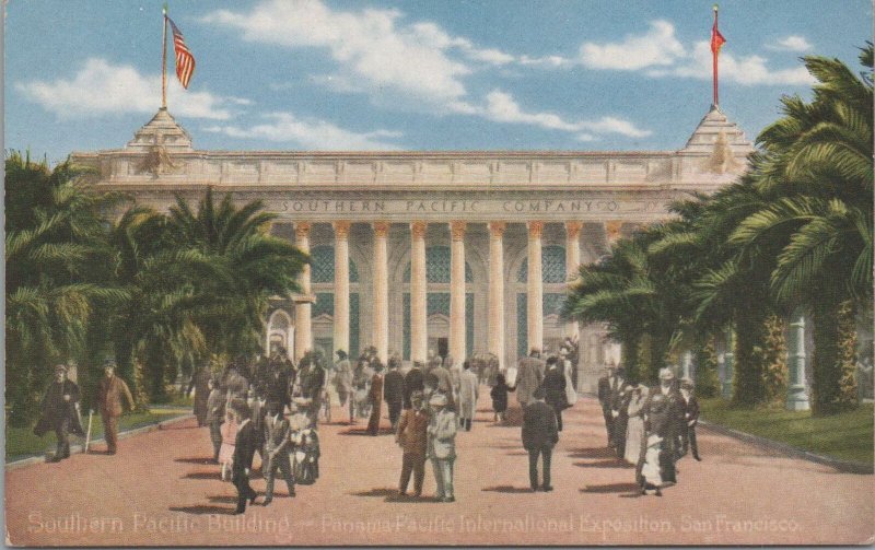 Postcard Southern Pacific Building  Panama Pacific Expo San Francisco CA