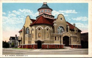 Postcard M.E. Church in Aberdeen, South Dakota