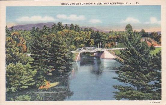 Bridge Over Schroon River Warrensburg New York