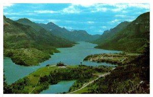 POSTCARD SCENE Waterton Lakes National Park Alberta AB AQ5557