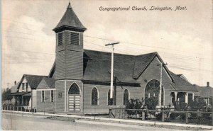 LIVINGSTON, MT Montana    CONGREGATIONAL  CHURCH   c1910s   Park   County