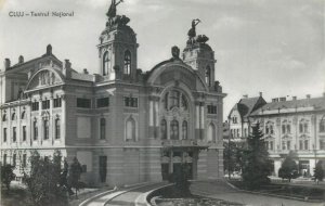 Teatrul National carte postala vedere din Cluj-Napoca Romania 
