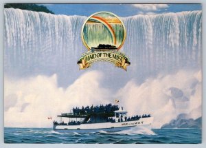 Maid Of The Mist, Niagara Falls, Ontario, Canada, 1988 Chrome Postcard #2