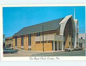 Pre-1980 CHURCH SCENE Covington Tennessee TN hs7512