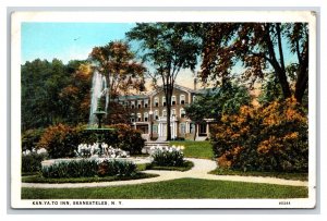 Kan-Ya-To Inn Hotel Skaneateles Lake New York NY UNP WB Postcard H22