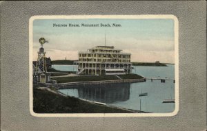 Monument Beach Massachusetts MA Norcross House c1910 Vintage Postcard