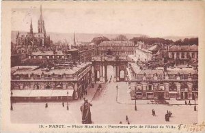 France Nancy Place Stanislaus Panorama pris de l'Hotel de Ville