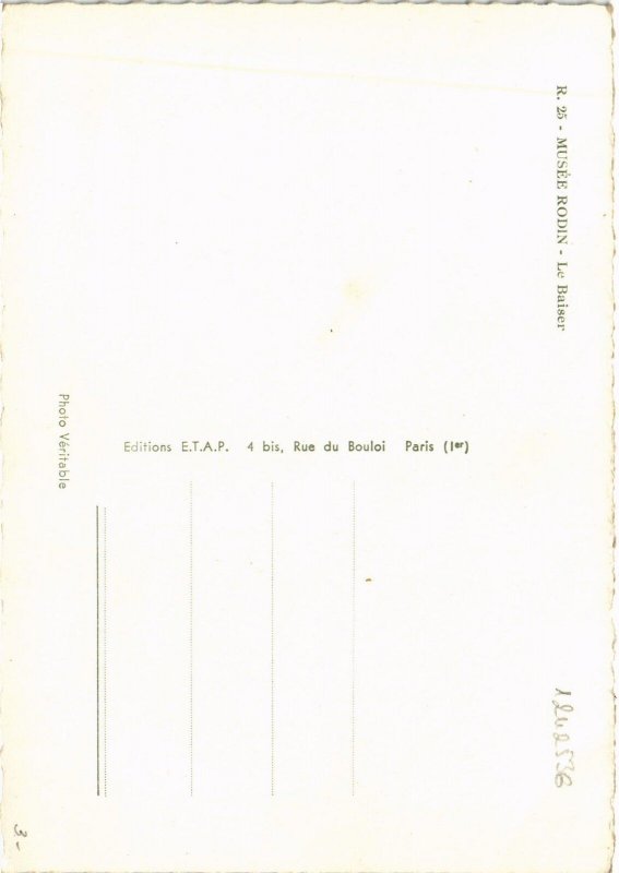 CPM PARIS Musee RODIN Le Baiser (1242536)