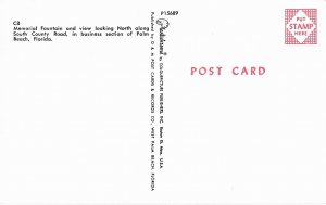 Looking North South County Road Business Section Palm Beach Florida