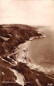 uk28504 oddicombe beach babbacombe slopes real photo uk