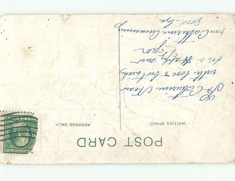 Pre-Linen Christmas GIRL CARRYING BASKET AB5516