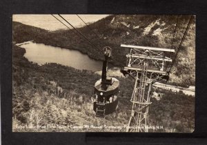 NH Cannon Mtn Tramway Ski Franconia Notch New Hampshire RPPC Real Photo Postcard