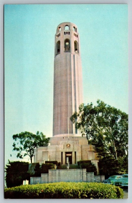 Colt Memorial Tower Postcard - San Francisco - California
