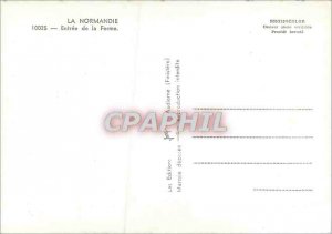 Modern Postcard Normandy Entree Farm